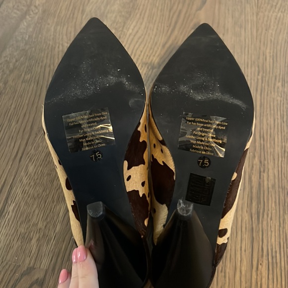 Jeffrey Campbell Calf Hair Heel Mules - Picture 7 of 7